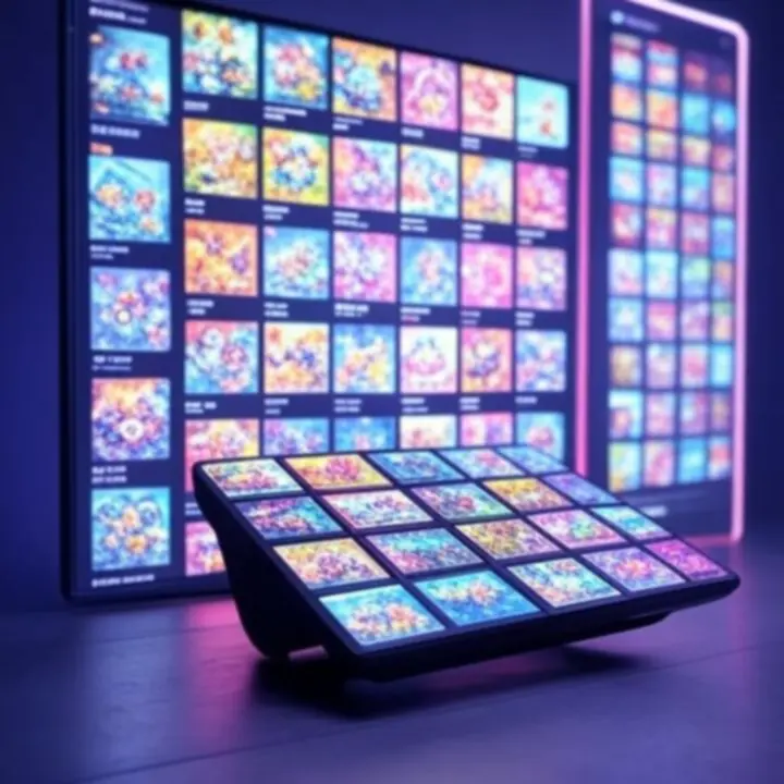 Visueel overzicht van gamecharts met scores en ranglijsten