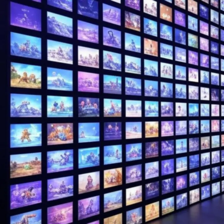 Selectie van zorgvuldig samengestelde in-game screenshots