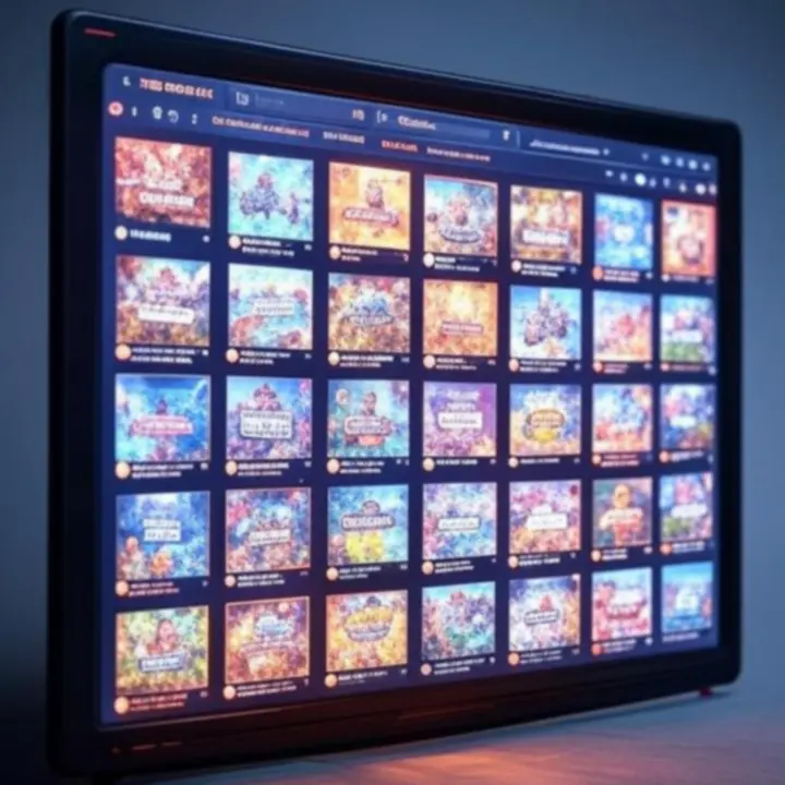 Visualisatie van de meest gespeelde browsergames met spelersactiviteit