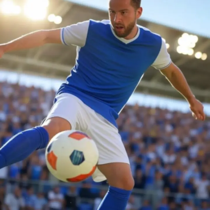 Sportgame highlight met competitieve actie